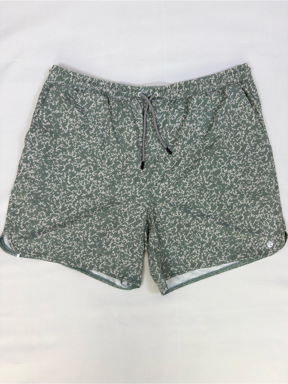 Rhoback Grit Gym Shorts 3XL 7” Lined Green Performance Running Training